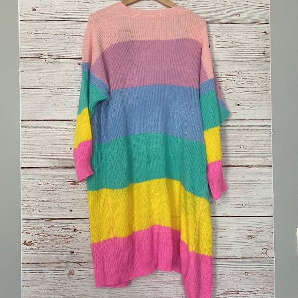 Womens color block Cardigan - Picture 8 of 8